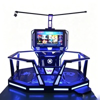 Plataforma de Realidad Virtual Comercial Topvoy TV-VR-008 de Acero para Interiores, Estación de Realidad Virtual HTC de Gran Espacio para Caminar y Simulador de Movimiento Libre, 100-500 kg