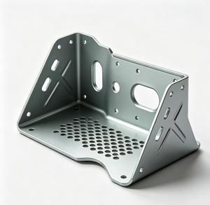 Pieza de Chapa Metálica de Acero Inoxidable Mecanizada por CNC con Orificios y Recortes para Aplicaciones OEM |   Fabricación de Chapa Metálica Personalizada - Product Image 4