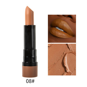 Le nouveau rouge à lèvres nude mat 5 couleurs ne se décolore pas et ne colle pas tasse maquillage européen et américain durable - Product Image 6