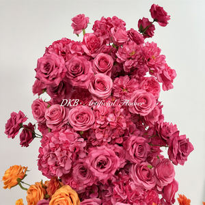 Arco de Boda Personalizado, Flores Artificiales para Eventos, Diseño de Salón, Fondo de Arco de Boda - Product Image 4