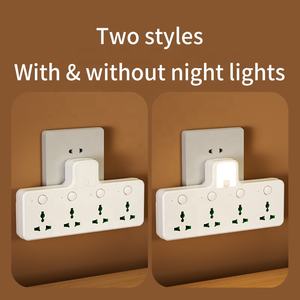 Multiprise murale universelle avec 3 prises CA et ports <span class=keywords><strong>de</strong></span> charge USB-A et USB-C, adaptateur <span class=keywords><strong>de</strong></span> prise <span class=keywords><strong>de</strong></span> courant - Product Image 5