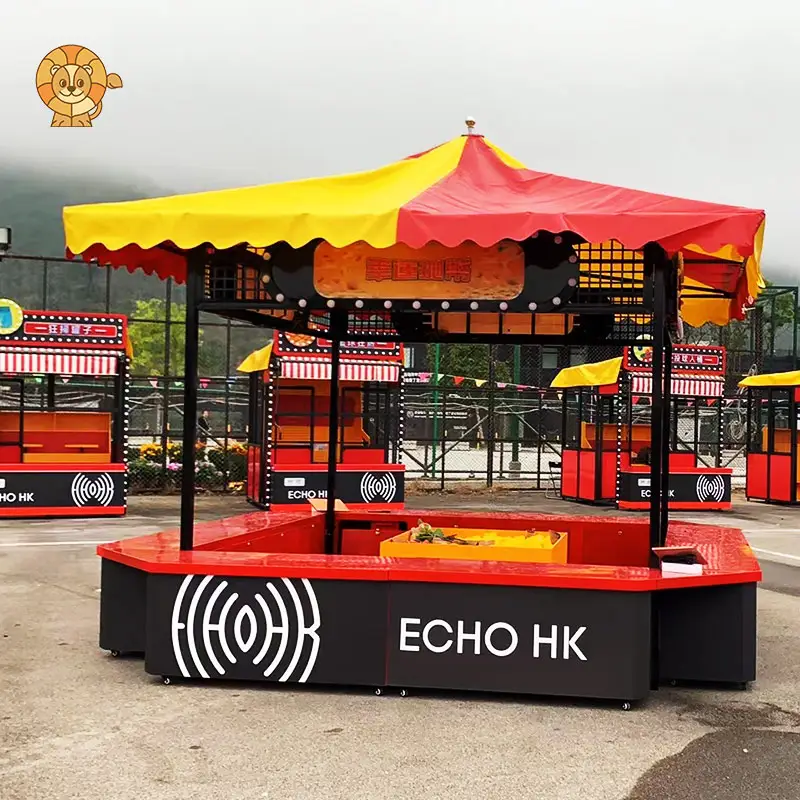 Carnival game booths  outdoor tourist attractions  parent-child interactive plaza facilities  carnival game booths for sale
