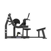Machine à charge par disques pour fessiers, sécurisée pour l'entraînement des jambes et du fessier - Équipement de musculation pour studio de fitness