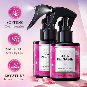 OEM ODM 100ml Spray Capillaire Hydratant et <span class=keywords><strong>Parfum</strong></span>é à la <span class=keywords><strong>Rose</strong></span>, Végan et Bio, avec Logo Personnalisé, Brillance Longue Durée pour S - Product Image 3