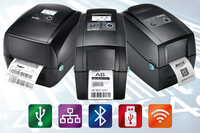 GoDEX Printer Barcode, RT700 203dpi EZPL GEPL dan GZPL bahasa mendukung aplikasi ritel dan Industri