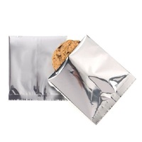 Private Label Metalli sierte laminierte Heiß siegel ung Kunststoff Kräuter flach verpackung Leere Teebeutel Sachet Plastique mit Riss