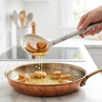 Ensemble d'ustensiles de cuisine en nylon recouvert de silicone à motif marbré, résistants à la chaleur et anti-rayures, outils de cuisine