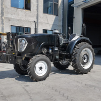 Tracteur agricole chinois pas cher 4x4 90 CV avec pelle rétrocaveuse et chargeur frontal, prix en Équateur
