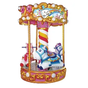 Парк развлечений аттракционы лошадь электрическая игрушка 3 места карусель для детей на открытом воздухе