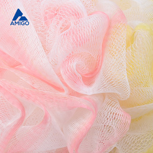 Amigo Bath Sponge 50g Flower Shape Soft Mesh For Back Scrubbing And Foaming - Product Image 2