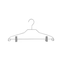 Ménage en alliage d'aluminium de haute qualité cintre léger luxe ceinture pantalon clip-jupe clip antidérapant sans couture porte-pantalons