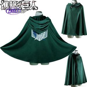 Ecoparty-Cape d'<span class=keywords><strong>Attaque</strong></span> de Titan Japonais Shingeki no Kyojin, Vêtements de Cosplay Vert - Product Image 2