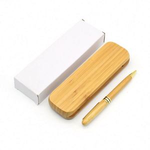 High Quality Luxury Gift Bamboo <b>Pen</b> <b>Box</b> Set Wood Ballpoint <b>Pen</b> With LOGO - Product Image 4