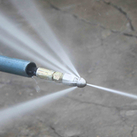 Kit de nettoyeur haute pression pour égouts avec tuyau de 20 mètres, nettoyeur à eau froide pour égouts et drains