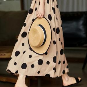 กระโปรงสปริงทรงหลวมลดราคาสุดฮอต แฟชั่นทันสมัยสำหรับออฟฟิศ สไตล์ลำลอง ระบายอากาศได้ดี ผลิตจากผ้าลินิน สำหรับผู้หญิง - Product Image 4