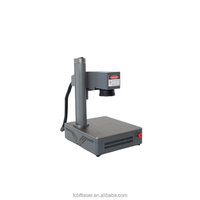 Mini machine de gravure laser portable 20w/30w prend en charge les machines de marquage laser à prix d'usine DXF/PLT/BMP pour le métal