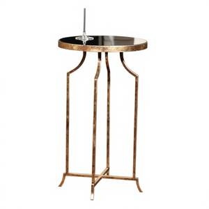 Durable Portable <b>Dining</b> Room Bedroom Centerpieces Glass Top Gold Plated <b>Corner</b> Side <b>Table</b> Handmade Designer Metal Coffee <b>Table</b> - Product Image 1
