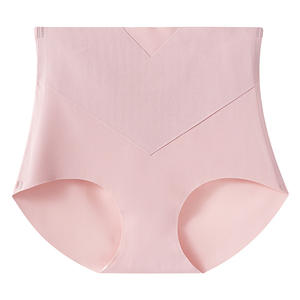 2024 Women's High Waist <b>Light</b> Body Bikini ODM Seamless Double-Layer Glue <b>Point</b> Pressure Shaping Sexy Abdomen Pants Knitted - Product Image 4