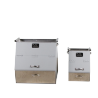 Divisor de muestra tipo deflector cerrado y sellado, para dividir la muestra vertical uniformamente