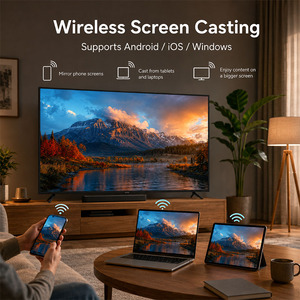 Televisor Inteligente de 55 Pulgadas, 4K UHD LED, Sin Marco, Wi-Fi, Bluetooth, HDR10, Dolby Audio, Pantalla Plana para Uso en Hoteles, Hogares y Negocios - Product Image 4