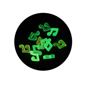 Cabochon à dos plat <span class=keywords><strong>de</strong></span> <span class=keywords><strong>Notes</strong></span> <span class=keywords><strong>de</strong></span> <span class=keywords><strong>musique</strong></span> lumineuses en résine pour accessoires <span class=keywords><strong>de</strong></span> pièces <span class=keywords><strong>de</strong></span> déco bricolage - Product Image 2