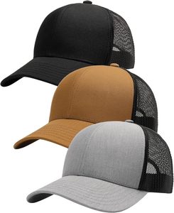 Casquette de baseball respirante style basique avec empiècements, protection solaire estivale, filet simple, protection solaire extérieure, casquette de chauffeur de camion - Product Image 1