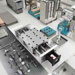 Plateau Coulissant Linéaire à Capacité de Charge de 120 kg Vis à Billes Moteur 2 Rails de Guidage Linéaires 4 Blocs Coulissants pour les Industries de la Restauration-YR-SBRS140K - Product Image 3