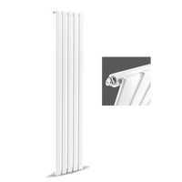 Radiateur design 600 High 6015 en acier à tubes plats, simple circuit horizontal, blanc, pour chauffage domestique, prix usine
