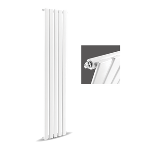 <span class=keywords><strong>Radiateur</strong></span> design 600 High 6015 en acier à tubes plats, simple circuit horizontal, blanc, pour chauffage domestique, prix usine - Product Image 1