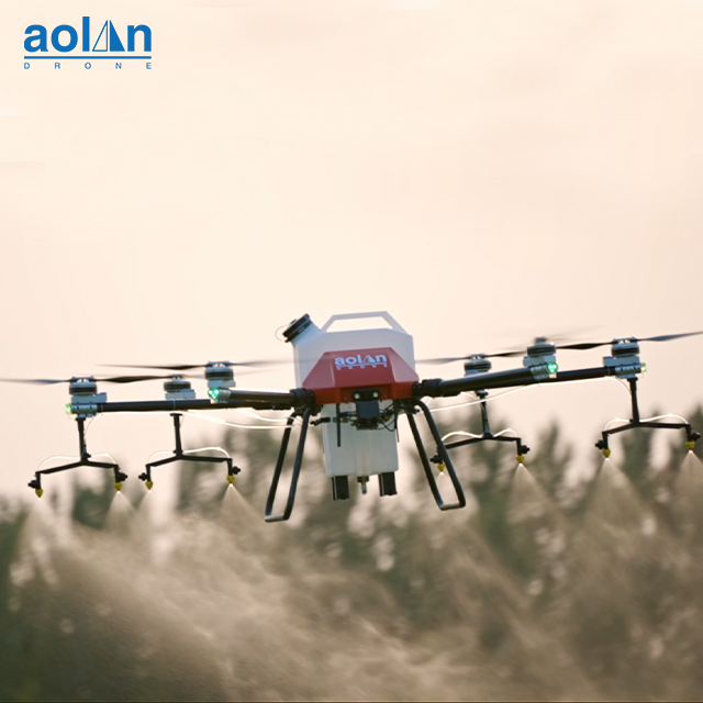 Manufacturer Supply Carbon Fiber Automatic Flight Agricultural Grains Commercial Drones Intelligent Spraying AB Point 12-15 Ha/h