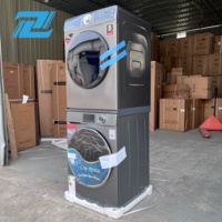 Lave-linge Sécateur Onduleur Empilable D 12+13kg, Unité de Lavage et Séchage Entièrement Automatique, Séchage Intégral