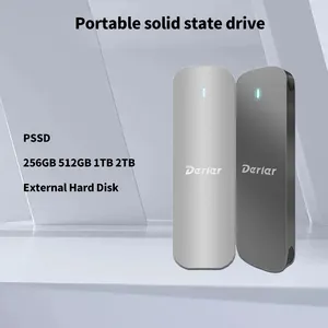 Hard Drive Eksternal SSD Portabel Hard Disk Eksternal 256GB PSSD 256GB 512GB 1TB 2TB SSD Eksternal untuk Semua Dalam Satu PC