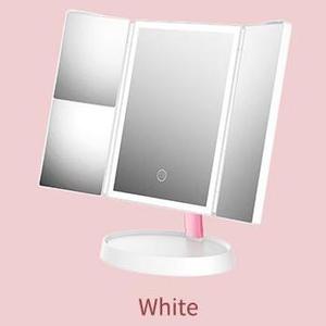 MS-01RC US Hot <span class=keywords><strong>Sale</strong></span> Vanity Touch <span class=keywords><strong>Miroir</strong></span> de maquillage à trois volets avec lumières - Product Image 2