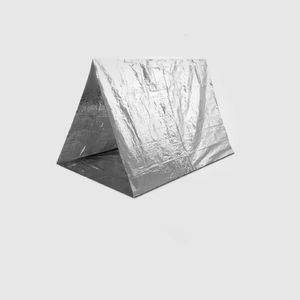 Couverture thermique d'urgence en Mylar or et argent, feuille d'aluminium réfléchissante, équipement de survie pour les activités de plein air - Product Image 2