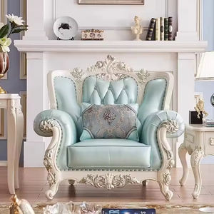 Canapé <span class=keywords><strong>d</strong></span>'angle en bois massif de luxe européen en forme de L avec finition or champagne pour salons, salles à manger et hôtels - Product Image 5