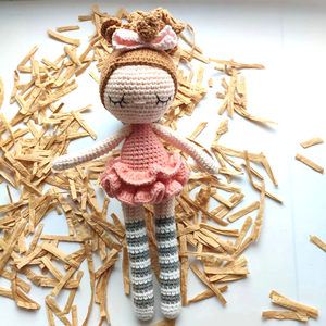 Оптовые вязаные куклы-амигуруми ручной работы из хлопка для малышей, игрушки-животные из хлопкового трикотажа - Product Image 6
