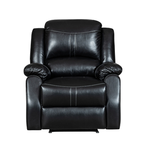 طقم أريكة قابلة للتمدد والاستلقاء بتصميم عصري لغرفة المعيشة، بيع مباشر من المصنع بالجملة، كرسي وأريكة مغطاة بالجلد الصناعي - Product Image 4