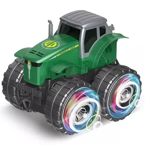 Jouet de voiture électrique de ferme de roue colorée de bonne qualité pour enfants jouets de voiture tout-terrain jouet de camion de ferme de Friction