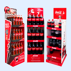 Chất lượng cao các tông sóng hiển thị đứng bán lẻ sàn hiển thị đứng tùy chỉnh uống bia rượu chai nước Rack hiển thị - Product Image 1