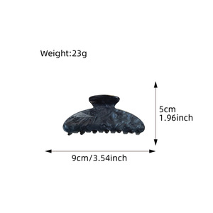 Fermagli per Capelli Semicircolari in Acrilico Fatti a Mano, Stile Europeo e Americano per Uso Quotidiano - Product Image 2