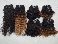 LetsFly Vente en Gros Couleur Naturelle Bouclée Rose 100% Cheveux Humains Brésiliens Tissage 1B/30 Cheveux Bouclés Rose Non Traités Extensions de Cheveux Vierges