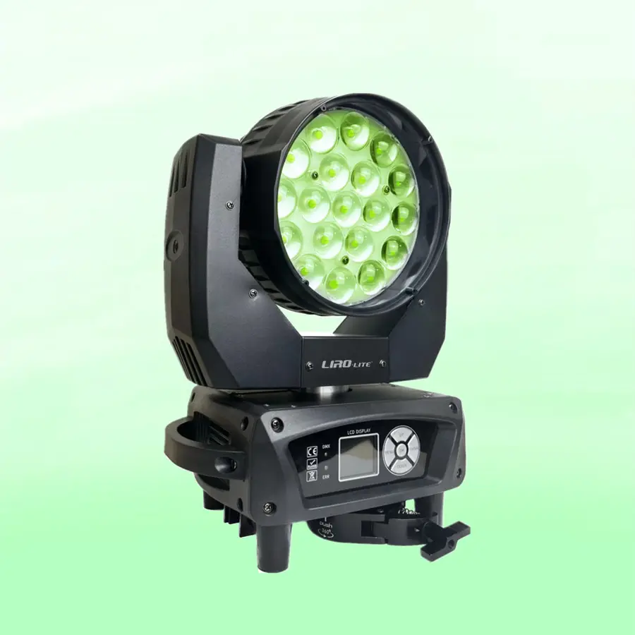 Mac Aura LED Moving Head Bühnen lichter 15x19 LED Wash Moving Head Light RGB