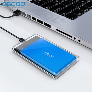 Oscoo 2.5 ''<span class=keywords><strong>SATA</strong></span> <span class=keywords><strong>HDD</strong></span> SSD แบบโปร่งใสอัตราการถ่ายโอน3.0ระดับไมโคร5Gbps ตู้ SSD แบบพกพาภายนอกพร้อม<span class=keywords><strong>สาย</strong></span>เคเบิล - Product Image 4