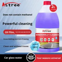 Liquide lave-glace Astree 2L, nettoyant pour vitres de voiture, antigel, -35 degrés, décontamination, sans méthanol, OEM