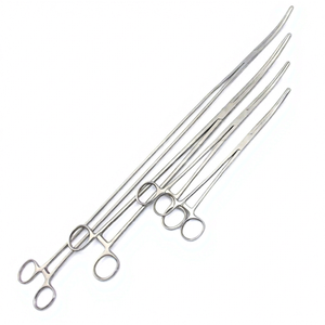 ชุดอุปกรณ์จับยึดและหนีบหลอดเลือด ROCHESTER PEAN FORCEPS & HEMOSTAT LOCKING CLAMP ขนาด 16" 18" 20" 24" ทำจากสแตนเลสสตีล ได้รับการรับรองมาตรฐาน CE ระดับ Class I จาก OdontoMed ปี 2011 - Product Image 1