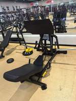 Machine à Squat à Charge de Plaques, Équipement Commercial de Gymnastique, Machine d'Entraînement de la Force du Bas du Corps pour l'Exercice des Muscles des Jambes