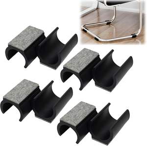 <span class=keywords><strong>Chaise</strong></span> en porte-à-faux avec ensemble de <span class=keywords><strong>feutre</strong></span>, planeurs de meubles universels, diamètre 24-25mm pour chaises pivotantes pour stratifié - Product Image 1