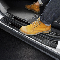 2020 pour Toyota pour RAV4 accessoires en acier inoxydable garde de seuil de porte latérale de voiture Kit de Protection et de décoration intérieure convient au modèle