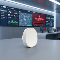 Détecteur de mouvement radar à ondes millimétriques 60 GHz 4G WIFI, alarme de détection de chute pour personnes âgées