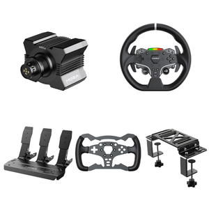 MOZA R5 3 Pedal paket doğrudan sürücü tekerlek tabanı tepe tork APP bulut kontrolü direksiyon pedallar masa kelepçe - Product Image 1